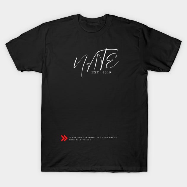 NF Nate T-Shirt by Lottz_Design 